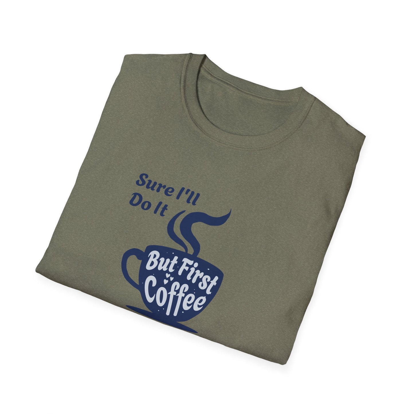 First Coffee  Unisex Cotton T-Shirt