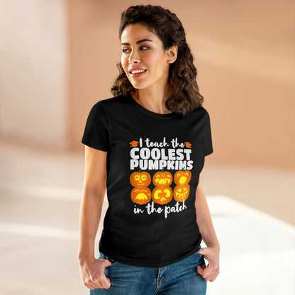 Teach Coolest Pumpkins Ladies Softstyle T-Shirt