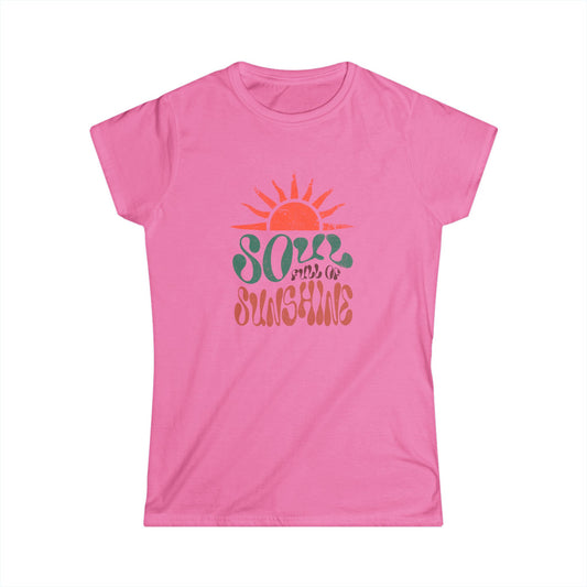 Soul Sunshine Ladies Softstyle Cotton T-Shirt