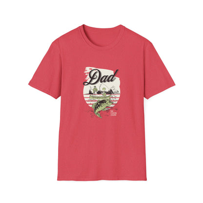 Dad Fishing Unisex Softstyle Cotton T-Shirt