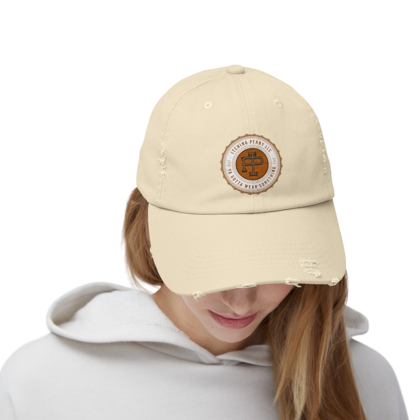 Itching Penny Unisex Distressed Cap