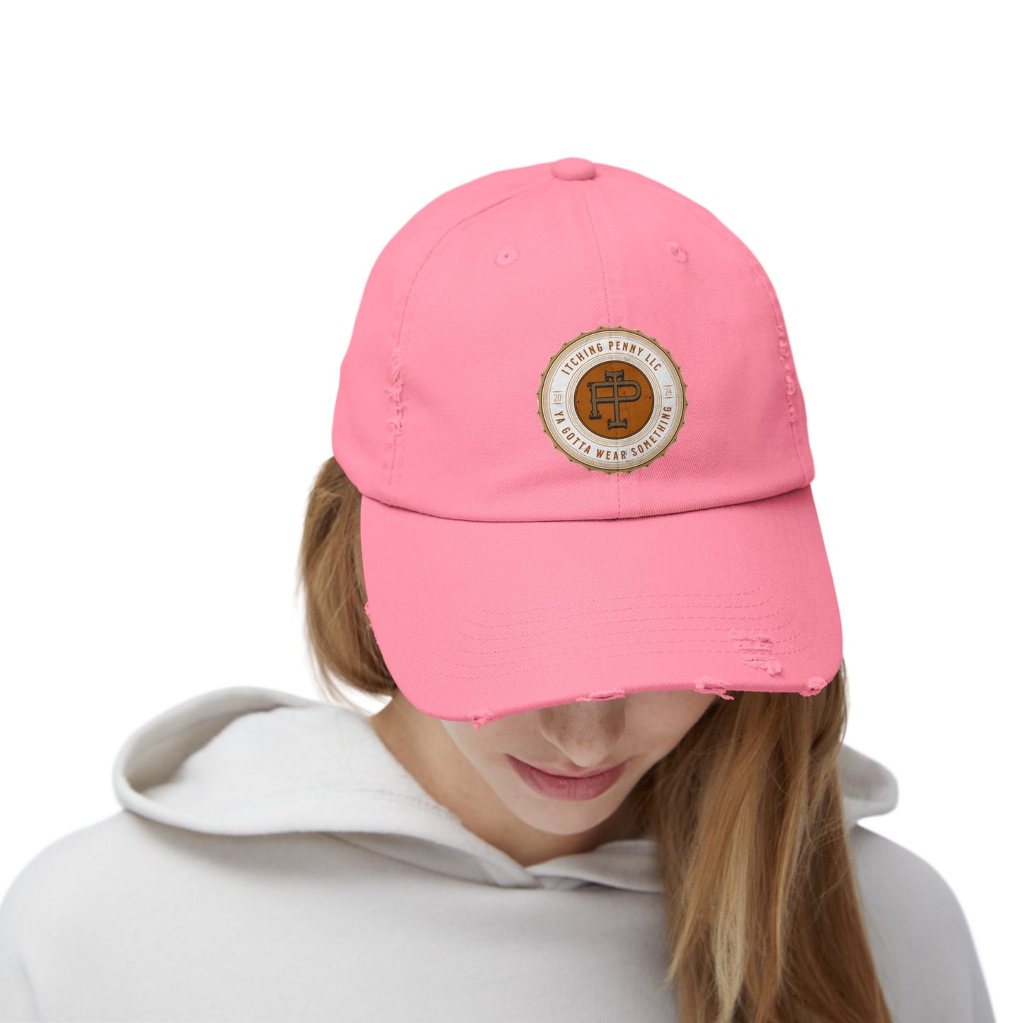 Itching Penny Unisex Distressed Cap