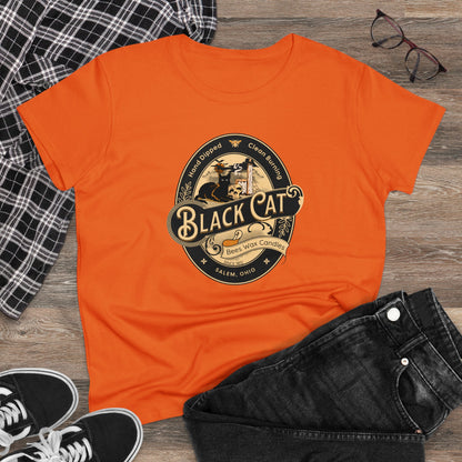 Black Cat Candles Ladies Softstyle T-Shirt