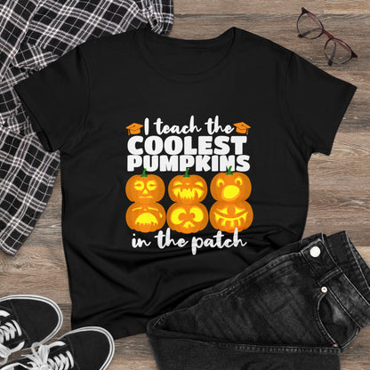 Teach Coolest Pumpkins Ladies Softstyle T-Shirt