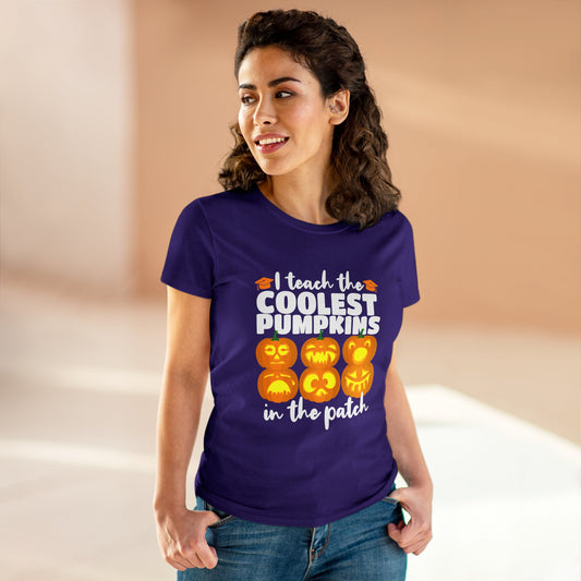 Teach Coolest Pumpkins Ladies Softstyle T-Shirt