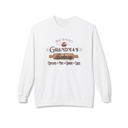 Grandma's Baked Goods Fleece Sweatshirt