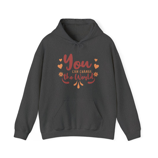 You Can Change the World Unisex Heavy Blend™ Hooded Sweatshirt