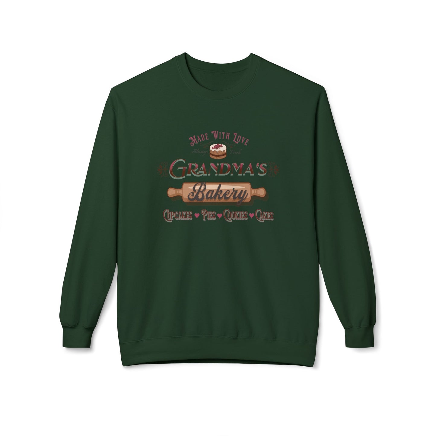 Grandma's Baked Goods Fleece Sweatshirt