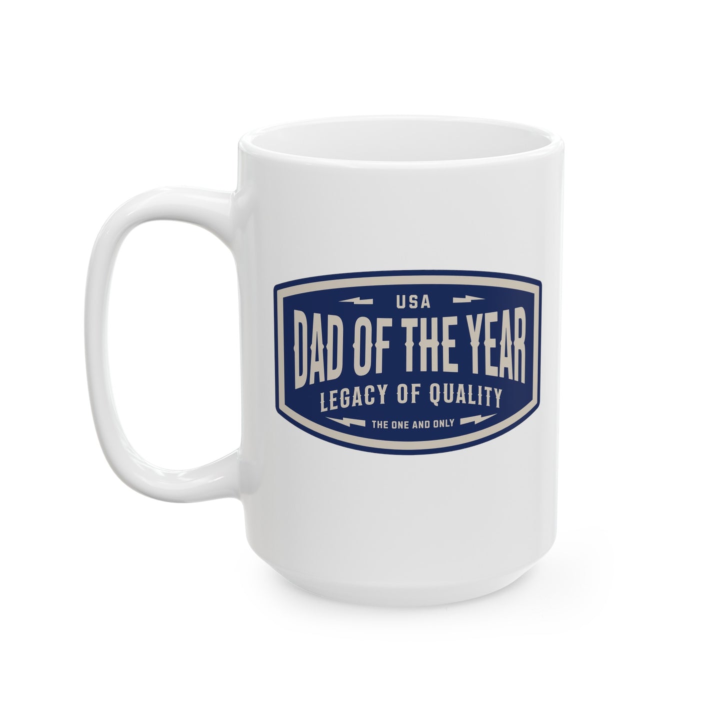 Dad of the Year Ceramic Mug, (11oz, 15oz)