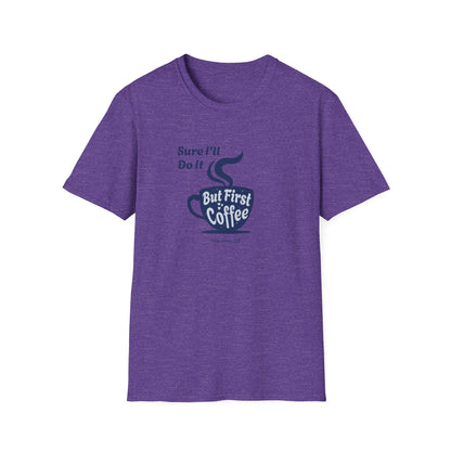 First Coffee  Unisex Cotton T-Shirt