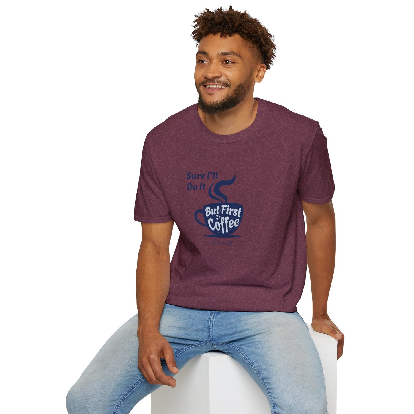 First Coffee  Unisex Cotton T-Shirt