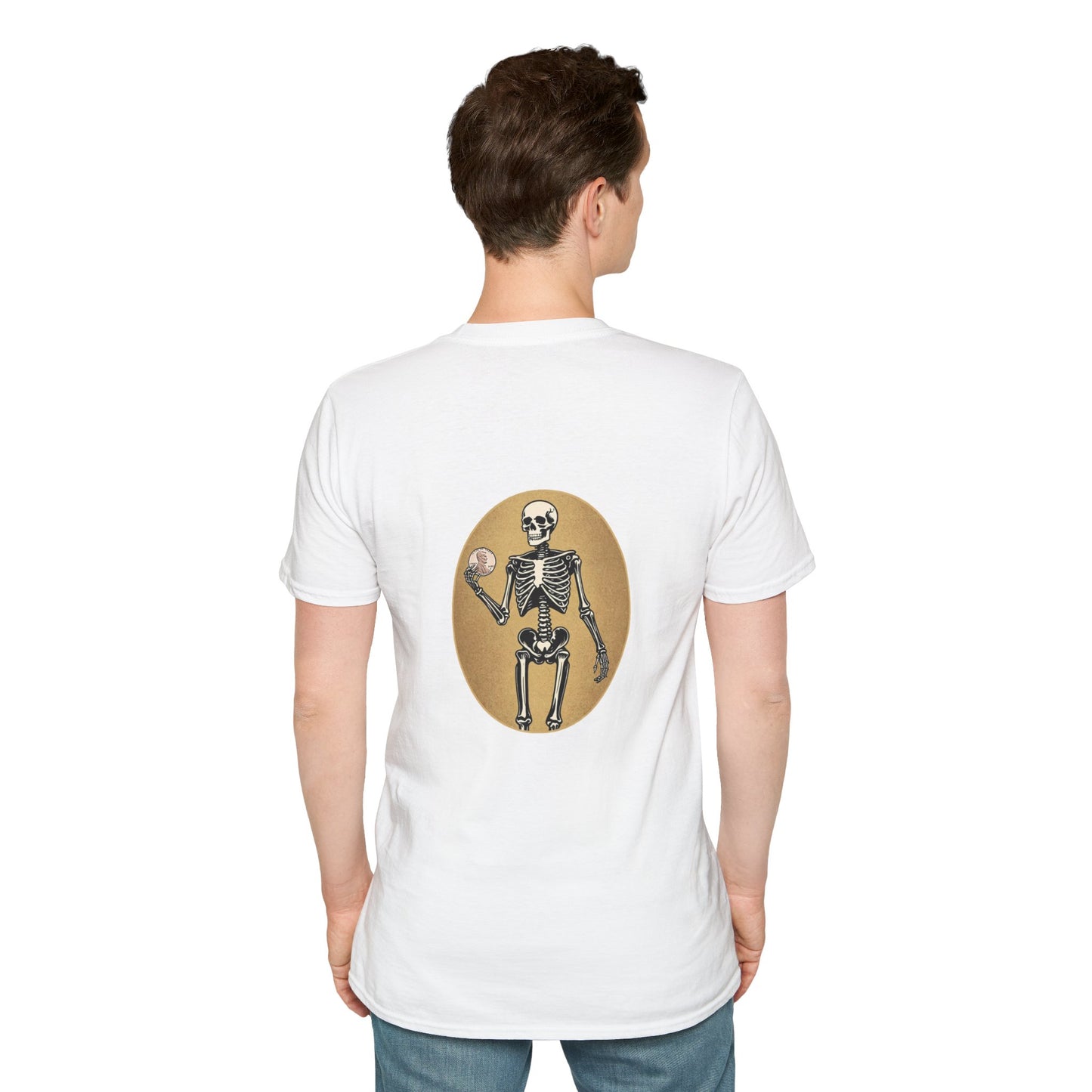 Skeleton & IP Logo 2-Sided Shirt Unisex Softstyle T-Shirt