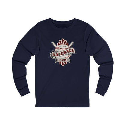 Baseball Mom Long Sleeve Tee