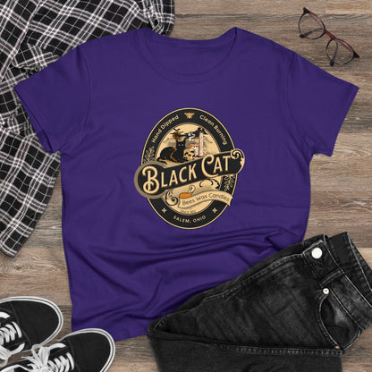 Black Cat Candles Ladies Softstyle T-Shirt